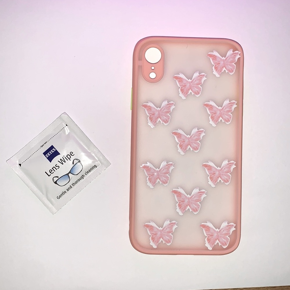 Protective butterfly iPhone XR case